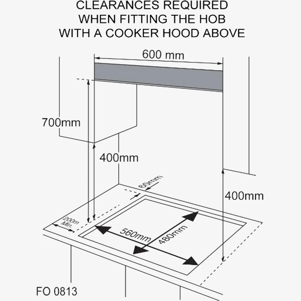 60cm Glass Cooktop GHB60CA - Image 2