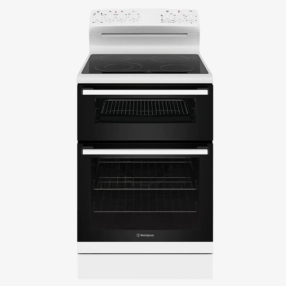Westinghouse 60cm electric freestanding cooker, white WLE642WC