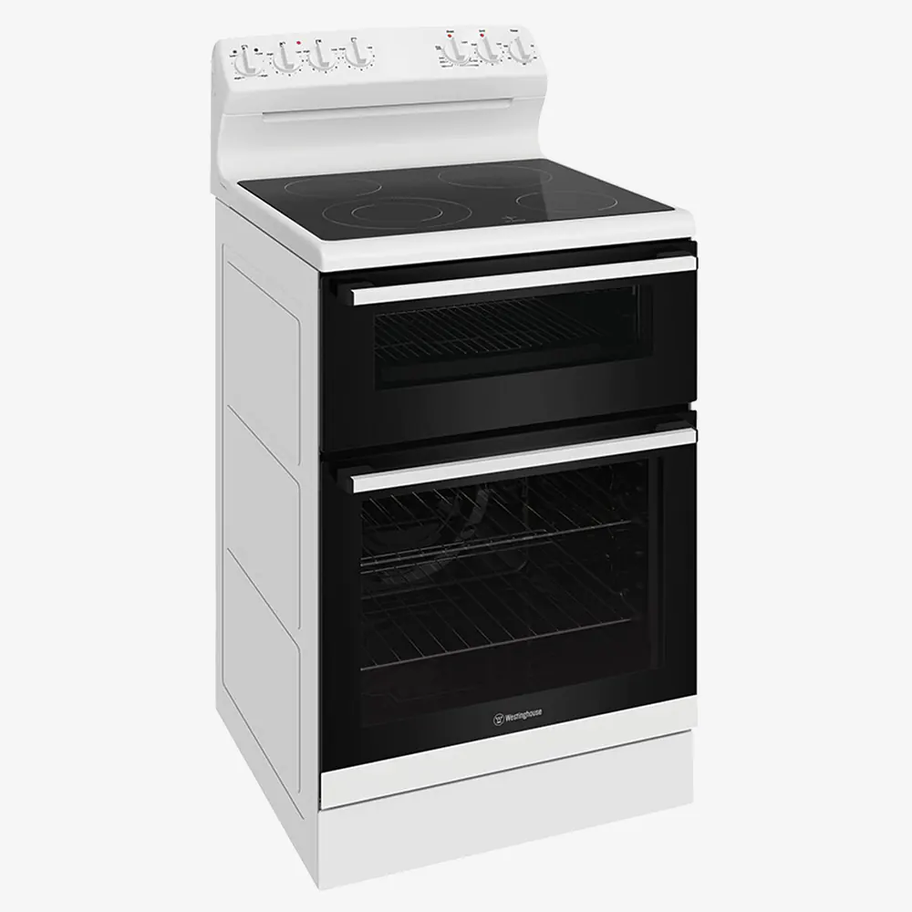 Westinghouse 60cm electric freestanding cooker, white WLE642WC - Image 3